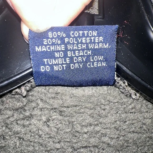 VTG San Francisco Fleece Jacket Men Sz S Gray Embroider Golden Gate Zip Made USA - Picture 7 of 9